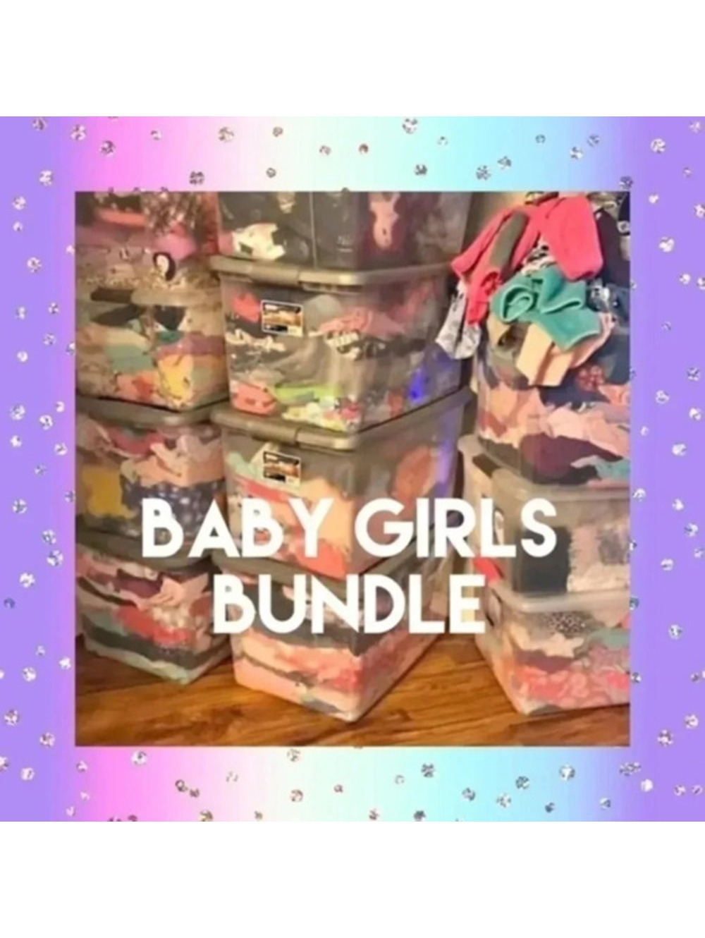 8-10 pc Baby and toddler girls bundles of clothing